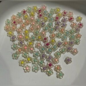 Colorful Flower Beads